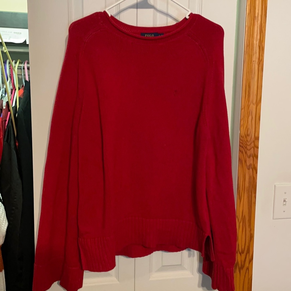 Ralph Lauren POLO sweater red size large